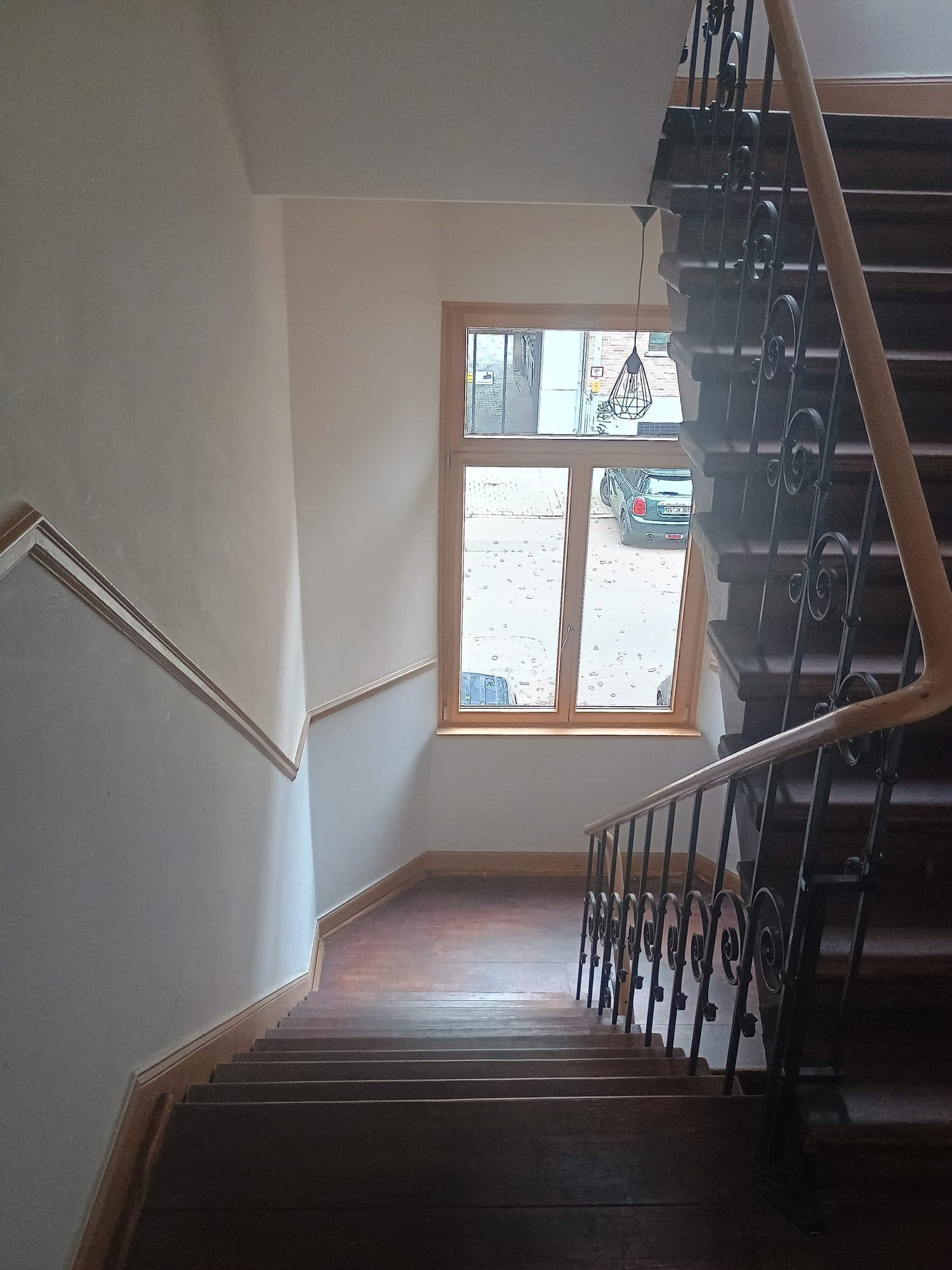 Historisches Treppenhaus im Verbindungshaus
